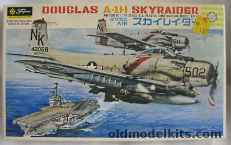 Fujimi 1/70 A-1H or AD-6 Douglas Skyraider, 7A14-250 plastic model kit
